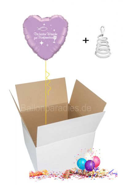 Ballonpost Die Besten Wünsche zur Konfirmation